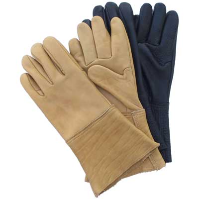 (image for) Western American Bison Gauntlet Riding / Driving Gloves